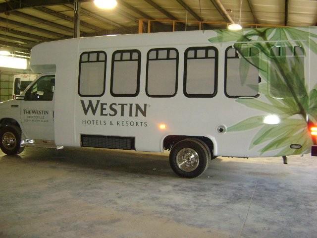 Westin airport transport vehicle