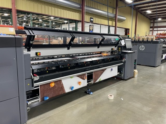 HP wide-format printing equipment at Vernon Graphic Solutions