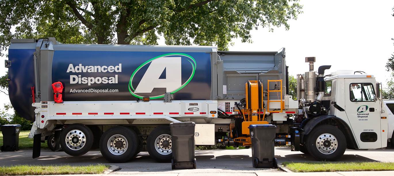 Advanced Disposal truck
