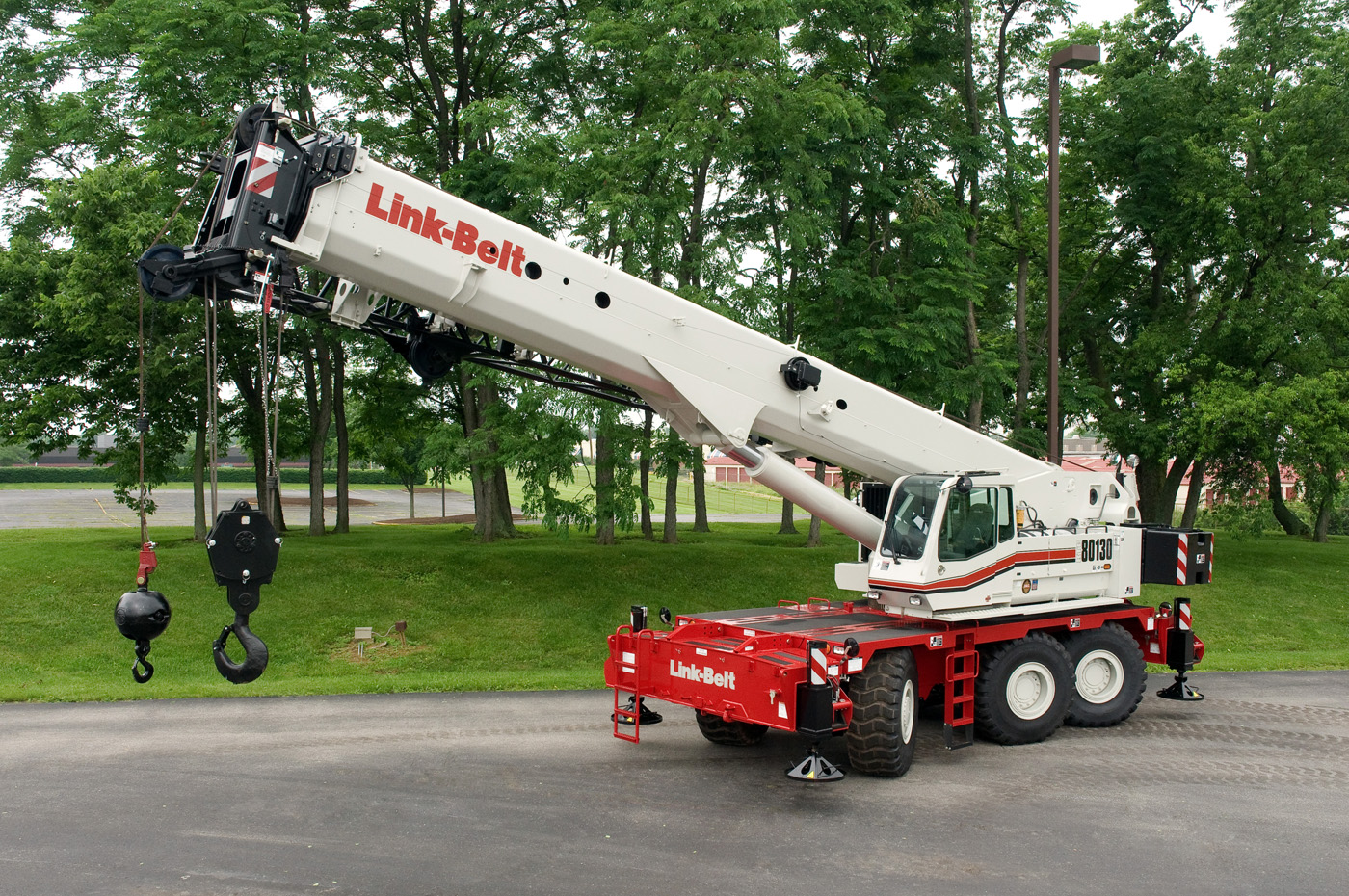 Link-Belt crane with original equipment branding